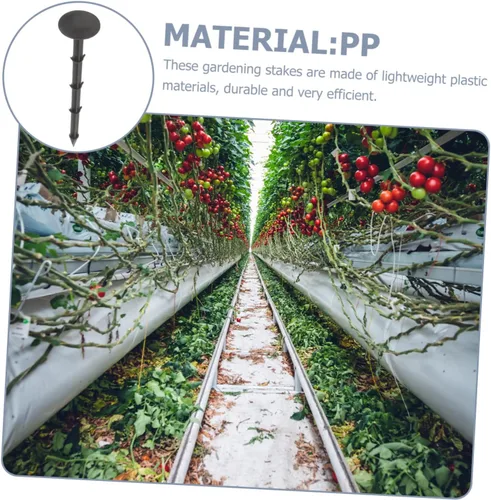 Miniatura 4 de YARNOW 60 piezas de clavos moldeadores de árboles de tachuelas para jardín, tienda de campaña, estacas de césped, estacas de suelo, estacas