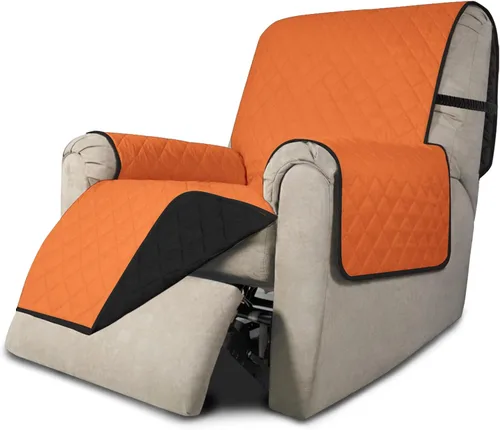 Miniatura 109 de Easy-Going - Funda para sofá, futón y sillón sin reposabrazos, reversible, resistente al agua, para mascotas y niños (azul oscuro/azul claro)