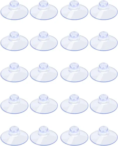 Miniatura 10 de Aquaneat - 20 paquetes de ventosas de succión con almohadillas transparentes de 0.8 pulgadas sin ganchos para la organización y decoración del hogar