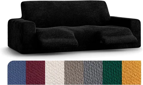Miniatura 19 de PAULATO BY GA.I.CO. Funda reclinable – Funda de ajuste suave – Protector elástico de muebles reclinables de 1 pieza – Tela de terciopelo lavable a