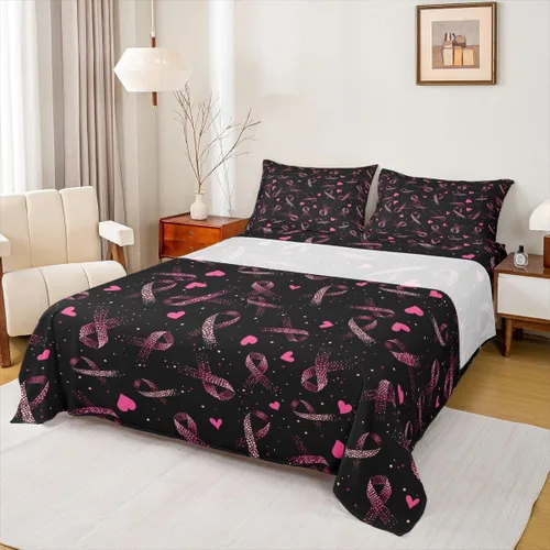 Miniatura 62 de Erosebridal Nurse Sheet Set Stethoscope Twin Sheets Set for Teen Boys,Colorful Medical Healthcare Heartbeat Syringe Fitted Sheet