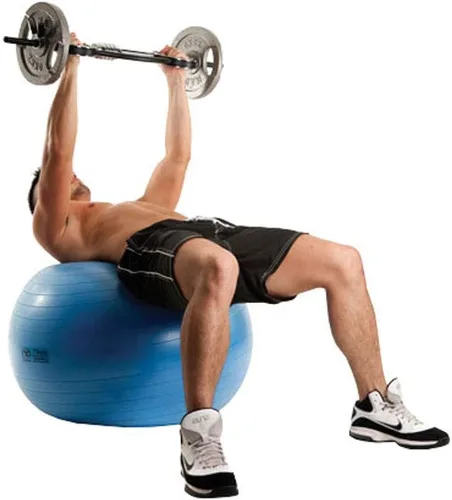Miniatura 3 de Fitness-Mad - Pelota suiza resistente a la explosión de 661.4 lbs, 17.7 in/21.7 in, 25.6 in/29.5 in, azul