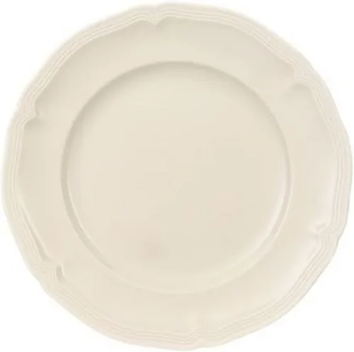 Villeroy & Boch Manoir - Plato para pan y mantequilla, porcelana premium, fabricado en Alemania, 6.75 pulgadas, color blanco