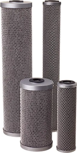 Miniatura 2 de Pentair Pentek FloPlus-20 Filtro de agua de carbono, 20 pulgadas, cartucho de repuesto de bloque de carbono moldeado modificado para toda la casa