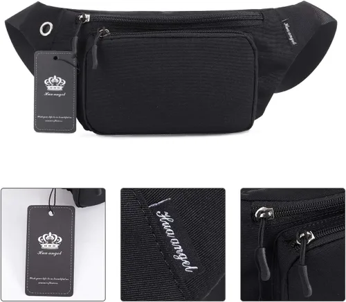 Miniatura 4 de HUA ANGEL Riñonera cruzada para mujeres y hombres, riñoneras de moda, bolsas cruzadas, cinturón, bolsa de teléfono para viajes deportivos