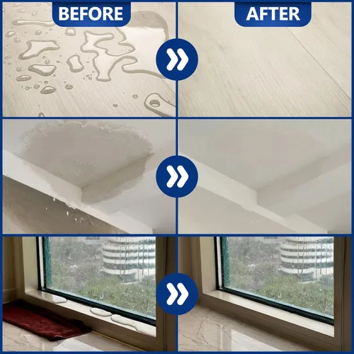Miniatura 3 de Sellador impermeable de 35 onzas, revestimiento impermeable transparente, a base de agua, agente impermeable invisible a base de agua para techo