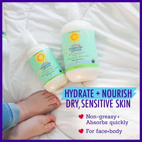 Miniatura 5 de California Baby Loción calmante Hidratante 100% a base de plantas Loción de lavanda para bebé Hidratante facial para piel seca