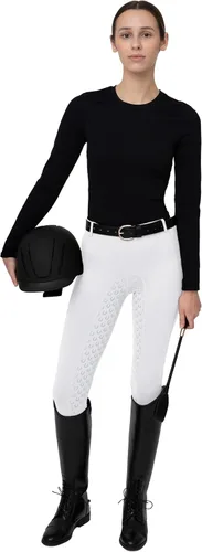 Miniatura 3 de FitsT4 - Mallas de equitación para mujer, de asiento completo, con agarre de silicona, pantalones ecuestres