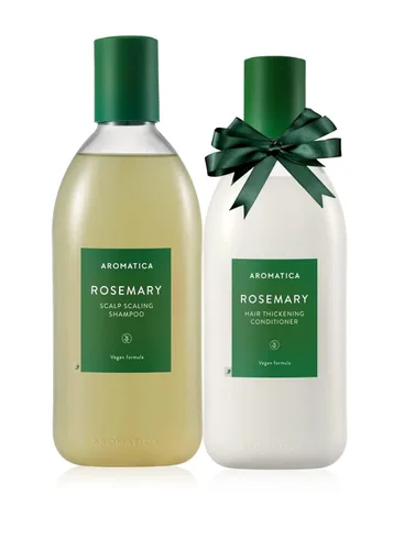 Miniatura 10 de AROMATICA Acondicionador para engrosar el cabello, acondicionador vegano para cabello dañado y cabello seco, acondicionador hidratante, sin silicona