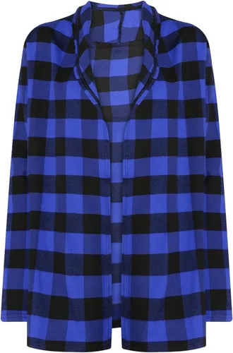 Miniatura 3 de Women's Long Sleeve Open Front Cardigan Buffalo Plaid Knitted Tops Shirts