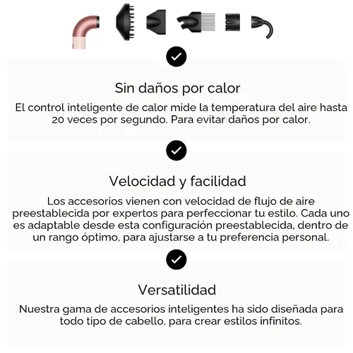 Miniatura 10 de Dyson Supersonic r™ Hair Dryer Cerámica Rosa/Oro Rosa
