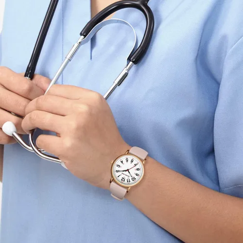 Miniatura 7 de GOLDEN HOUR - Reloj de enfermera impermeable para profesionales médicos, estudiantes, mujeres y hombres, esfera luminosa de fácil lectura, 24 horas