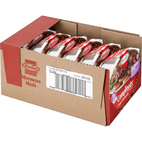Miniatura 3 de HORMEL COMPLEATS Salisbury - Bandeja para microondas, 9 onzas (paquete de 6)