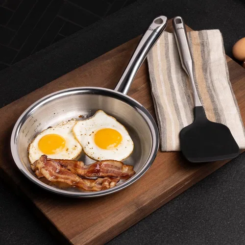 Miniatura 12 de Fissler M5 Pro-Ply - Sartén de acero inoxidable de 5 capas, 8 pulgadas