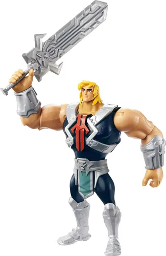 Miniatura 6 de He-Man and the Masters of the Universe - Figura grande de He-Man con accesorio inspirado en la serie animada MOTU Netflix, juguete coleccionable