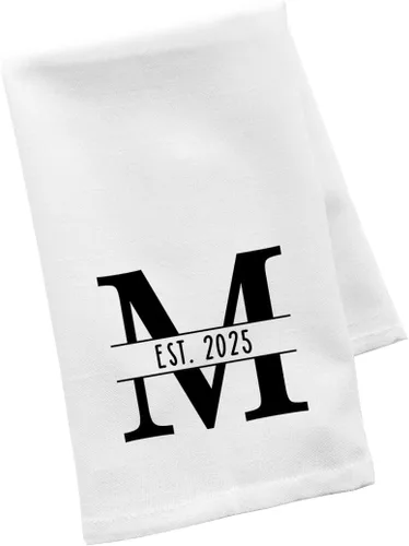 Miniatura 22 de Andaz Press Toalla de Cocina Personalizada, Toalla de Té de Saco de Harina, La Mejor Mamá de Todos los Tiempos Nombres Personalizados de Niños