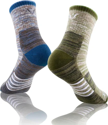 Miniatura 2 de FEIDEER - Calcetines de mujer para caminar y senderismo, paquete múltiple de algodón para actividades al aire libre, calcetines de algodón