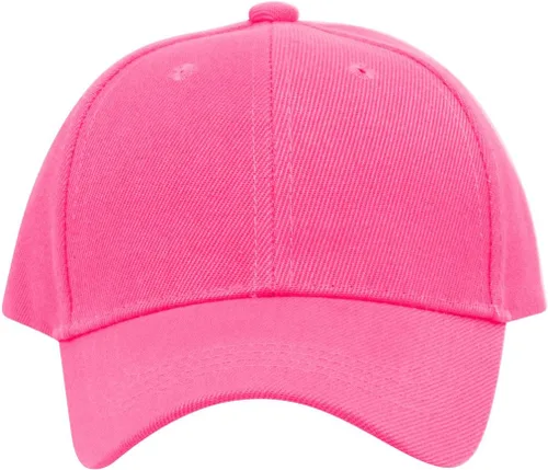 Miniatura 16 de TOP HEADWEAR Sombrero de béisbol ajustable con cierre de velcro para niños en blanco