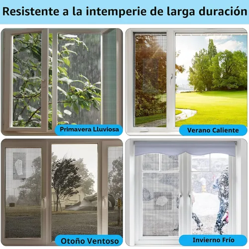 Miniatura 5 de Secopad Cinta de reparación de pantalla de ventana gris, kit de reparación de pantalla de 2 pulgadas x 30 pies (360 pulgadas) para ventanas