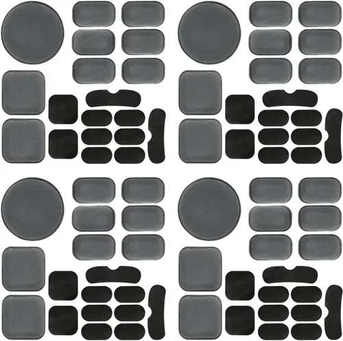 Miniatura 12 de Almohadillas universales para casco Airsoft, kit de almohadillas de espuma de repuesto para casco rápido, mich/ACH/USMC/PASGT