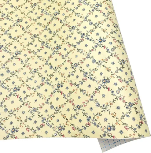 Rollo de papel tapiz floral de 14.7 pies para despegar y pegar, removible, impermeable, renovar la superficie de los muebles (177 x 17.7 pulgadas)