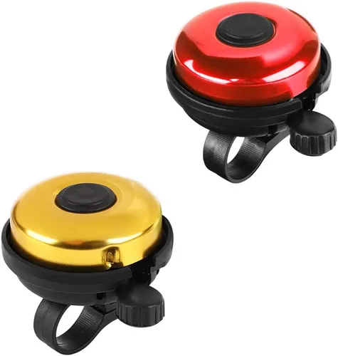 Miniatura 25 de Accmor Campana de Bicicleta Clásica, Campana de Bicicleta de Aluminio, Campana de Bicicleta de Sonido Fuerte Nítido y Claro para Adultos y Niños