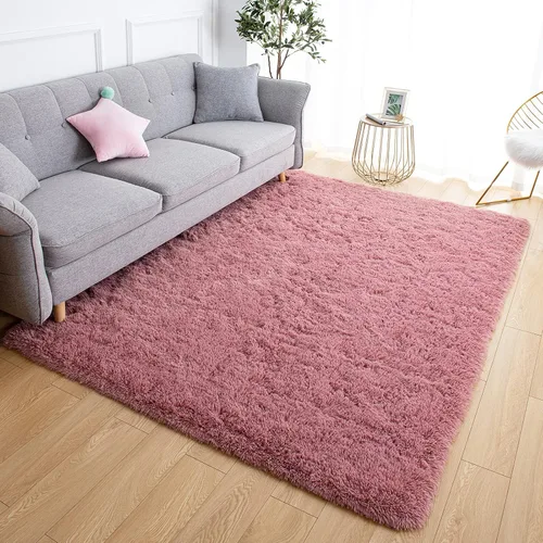 Miniatura 2 de Alfombras ultrasuaves y esponjosas para dormitorio, de 3 x 5 pies, alfombras de área de pelo largo para sala de estar, alfombra peluda grande
