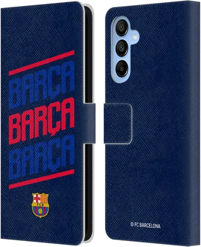 Miniatura 153 de Head Case Designs Funda de piel con licencia oficial del FC Barcelona Barca Crest Graphics para Samsung Galaxy A06 4G