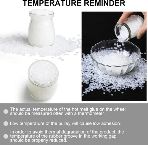 Miniatura 6 de Maitys Pegamento para encoladora de cantos termofusible de 3.53 oz para máquina de bandas de borde, gránulos de pegamento caliente, cuentas