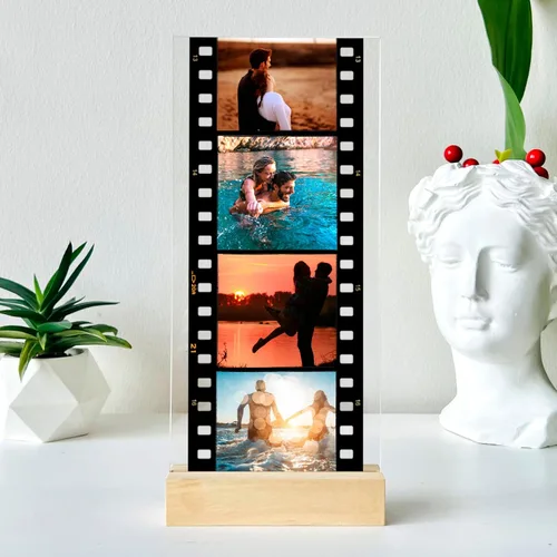 Miniatura 5 de ENVÍO EL MISMO DÍA Placa de Película de Foto Retro en Rollo de Película de Recuerdo con Soporte - Regalo Personalizado de Foto para Mejor Amiga