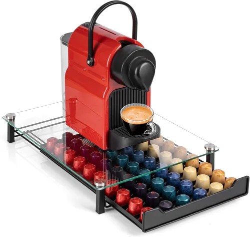 RECAPS Soporte para cápsulas de café de almacenamiento de cápsulas pequeñas compatible con Nespresso Original Line Coffee Pods Organizador de cocina