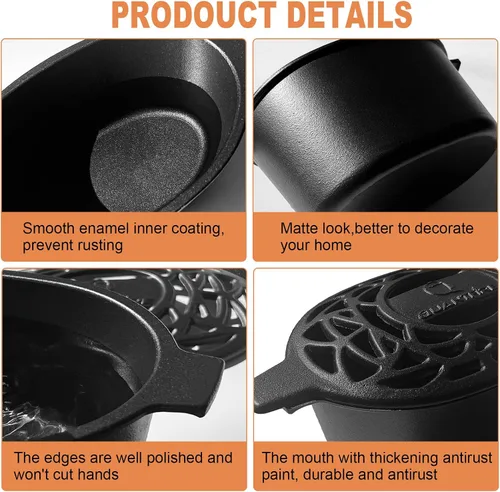 Miniatura 2 de vaporizador para estufa de leña resistente al óxido, vaporizador para chimenea de hierro fundido para el hogar, decorativo para interiores