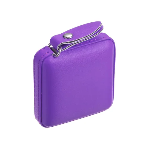 Miniatura 3 de HARFINGTON Cinta métrica retráctil cuadrada de 59.1 in/60 pulgadas, funda de cuero suave, tamaño de bolsillo para cuerpo, tela, medidas de costura