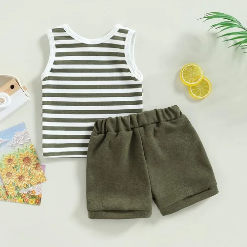 Miniatura 6 de Conjunto de 2 piezas de ropa de verano para bebés y niñas
