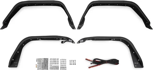 Miniatura 13 de DV8 Offroad Rock Skins para el Jeep Gladiator JT 2020-2026 Protege los paneles inferiores de la carrocería de rocas y escombros Funciona