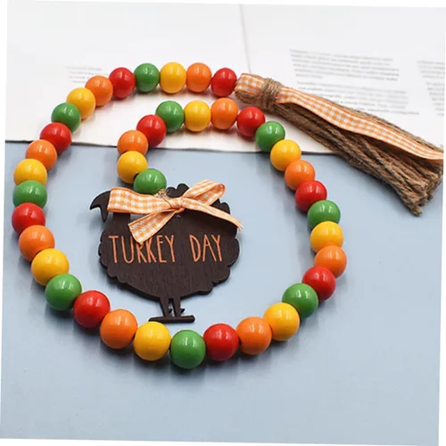 Miniatura 8 de BESTOYARD Etiqueta de pared para decoración del hogar, decoración rústica con bandeja escalonada y de Halloween, letrero de guirnalda para fiesta