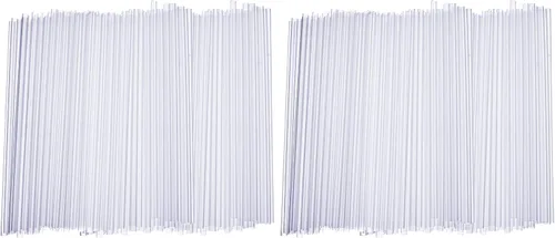 Miniatura 2 de Comfy Package [Caja de 10,000] Pajitas transparentes de 7.75 pulgadas de alto, pajitas de plástico desechables - transparente