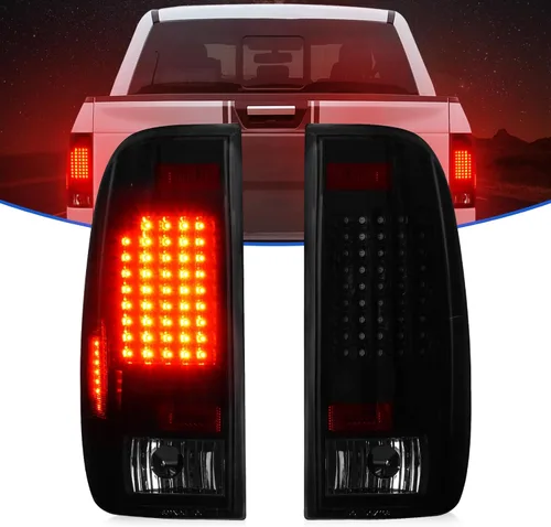 Conjunto de luces traseras LED para Ford F150 1997-2004, para F250 Light Duty 1997-1999, para F250/F350/F450/F550 Super Duty 1999-2007 (solo Lente