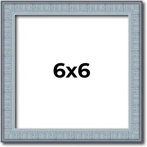 Miniatura 87 de Marco azul de 28 x 28 pulgadas, marco de madera maciza, ancho del marco de 0.75 pulgadas, profundidad interior de 0.5 pulgadas, marco azul Kingsley