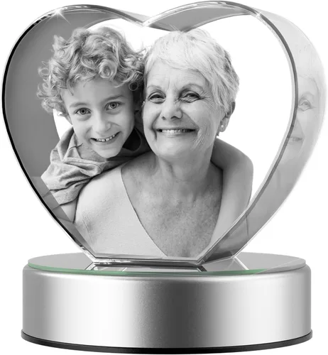 Miniatura 18 de Foto de cristal 3D, regalo personalizado para ella, él, mamá, papá, padre, regalo para parejas – Foto personalizada en cristal, única para Paisaje