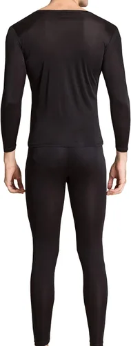 Miniatura 2 de Grenasasilk Ropa interior larga de seda de morera para hombre, con cuello en V, transpirable, ropa interior térmica y ropa