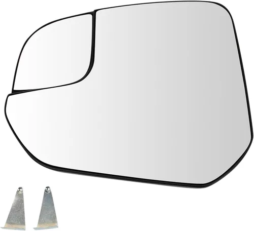 Miniatura 510 de TRQ Cristal de espejo izquierdo compatible con Chevrolet Silverado 1500 GMC Sierra 1500 2019-2021