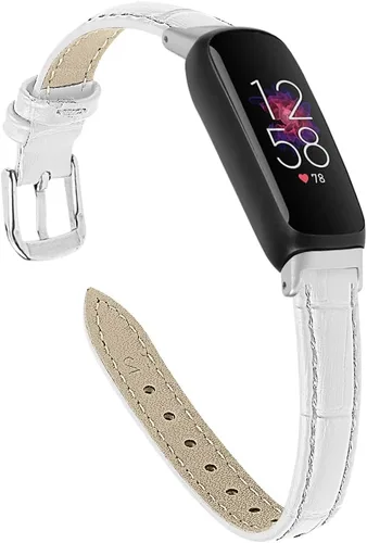 Miniatura 10 de Band Compatible with Fitbit Inspire 3 Bands Replacement Genuine Leather Wristband Quick Release Straps Watch Bands for Fitbit Inspire 3 Smartwatch
