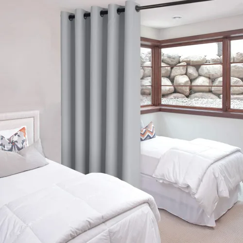 Miniatura 112 de DWCN Cortina opaca divisora de habitación de privacidad total, cortinas térmicas para puerta de patio, sala de estar, separación de dormitorio