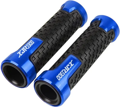 Miniatura 8 de Empuñaduras de manillar de motocicleta para XJ6 Diversion XJR1300 FJR1300 FJR XJR 1300 CNC Moto Racing Grips Mango de motocicleta y extremos Negro