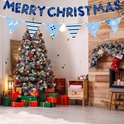 Miniatura 6 de MIAHART Juego de 30 hojas de papel con patrón de Feliz Navidad, tamaño A4, 10 diseños, papel decorativo de doble cara para hacer tarjetas, álbumes