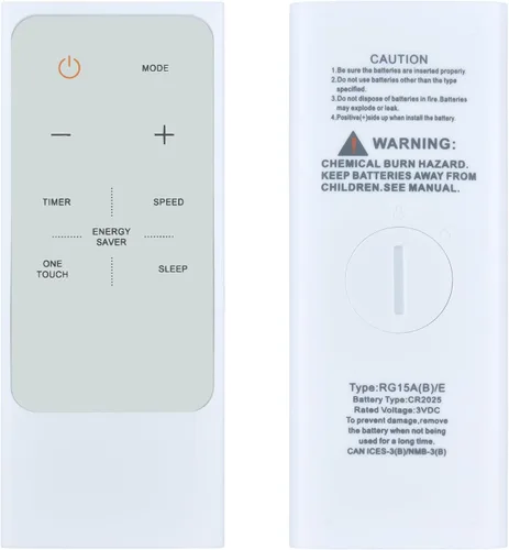 Nuevo mando a distancia de repuesto compatible con aire acondicionado de ventana Midea RG15A (B)/B RG15A (B)/E RG15A (B)/F GE RAC-WK0511CMU