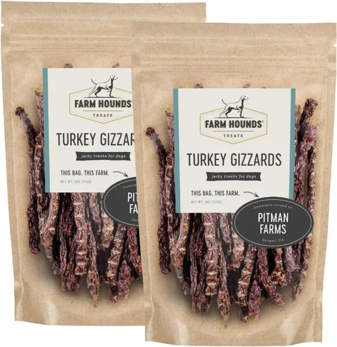 Miniatura 5 de Farm Hounds - Mollejas de pato - Carne seca natural prémium para perros - 100% pato criado humanamente - Rompe al tamaño - Excelente