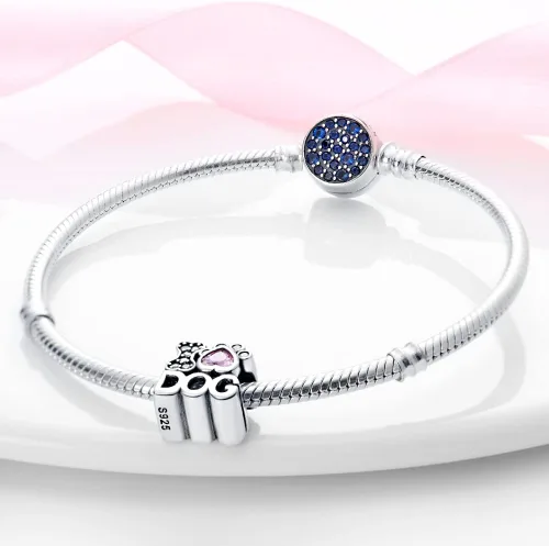 Miniatura 124 de KUNSIR Los abalorios se adaptan a pulseras Pandora para mujer, plata de ley 925, cuentas colgantes de joyería para niñas, dijes de feliz cumpleaños
