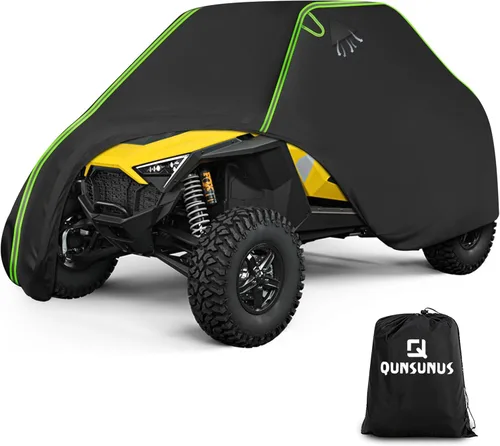 QUNSUNUS - Funda para UTV de 2 plazas compatible con Polaris General/RZR/Ranger, Can Am Commander/Defender/Maverick, Yamaha YXZ Viking Kawasaki,